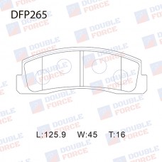 Колодки тормозные дисковые DOUBLE FORCE
					
DFP265