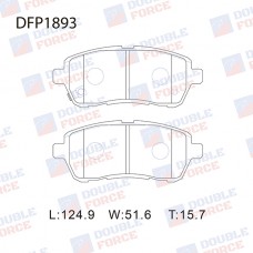 Колодки тормозные дисковые DOUBLE FORCE
					
DFP1893