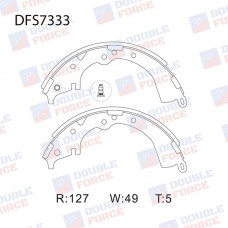 Колодки тормозные барабанные DOUBLE FORCE