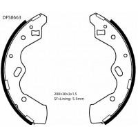 Колодки тормозные барабанные DOUBLE FORCE
					
DFS8663