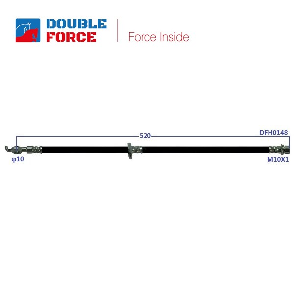 
Шланг тормозной Double Force
					