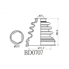 Пыльник привода Avantech
					
BD0707