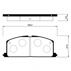 Колодки тормозные дисковые Avantech
					
AV756