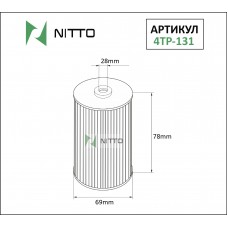 Фильтр масляный NITTO
					
4TP-131