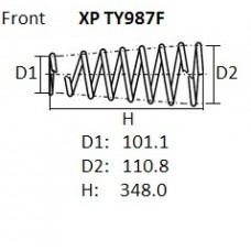 Пружина подвески NHK					XP TY987F