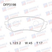 Колодки тормозные дисковые DOUBLE FORCE
					
DFP3198