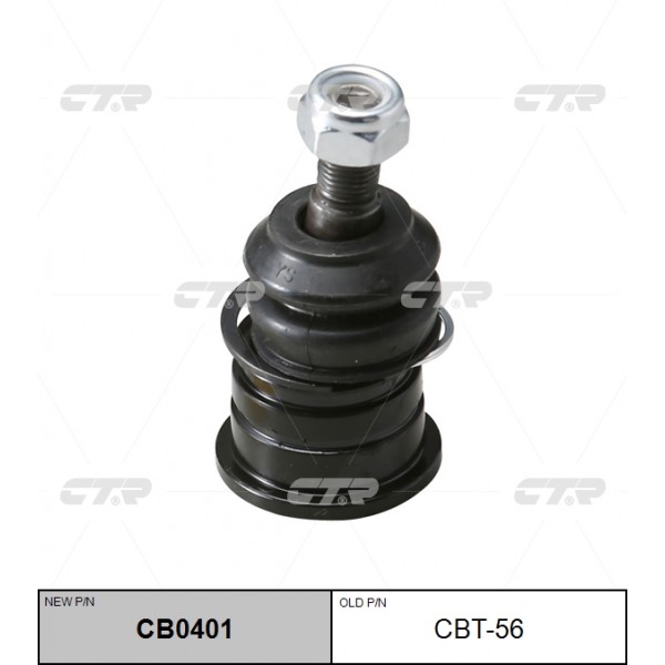 Опора шаровая TOYOTA YARIS/VITZ/ECHO/FUN CARGO/PLATZ 99-, PRIUS_C 12- (старый арт. CBT-56) CB0401