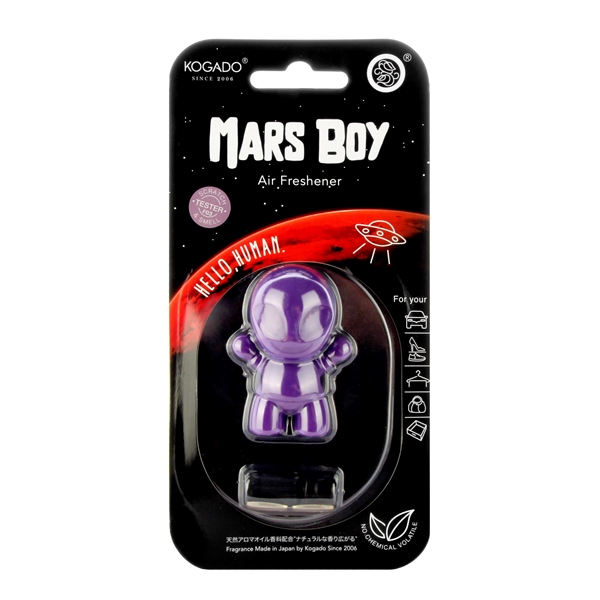 Ароматизатор полимерный Kogado Mars Boy на кондиционер New Car					