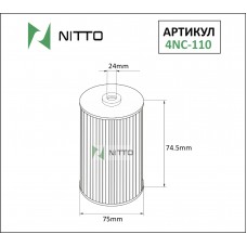 Фильтр масляный NITTO
					
4NC-110