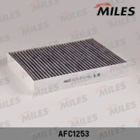 Фильтр салона MILES AFC1253 угольный для VW TOUAREG,PORSCHE CAYENNE 10- FILTRON K1269A, MANN CUK2847