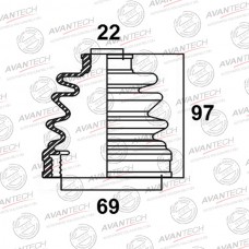 Пыльник привода Avantech
					
BD0502