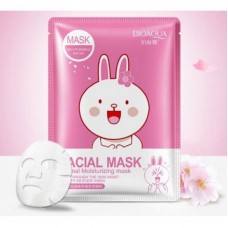 ТКАНЕВАЯ МАСКА BIOAQUA FACIAL MASK ANIMAL С ЭКСТРАКТОР САКУРЫ, 30 ГР.