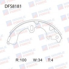 Колодки тормозные барабанные DOUBLE FORCE
					
DFS8181