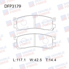 Колодки тормозные дисковые DOUBLE FORCE
					
DFP3179