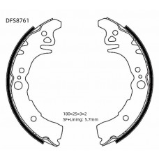 Колодки тормозные барабанные DOUBLE FORCE
					
DFS8761