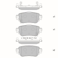 Колодки тормозные дисковые Avantech
					
AV1203