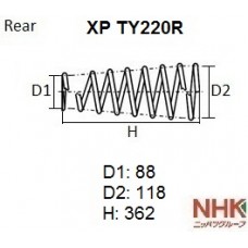 Пружина подвески NHK					XP TY220R