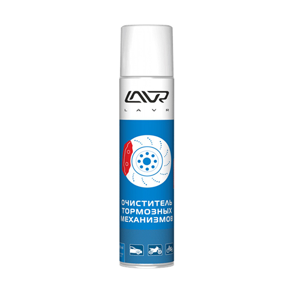 Очиститель тормозных дисков LAVR Brake disk cleaner 400 мл (аэрозоль)					