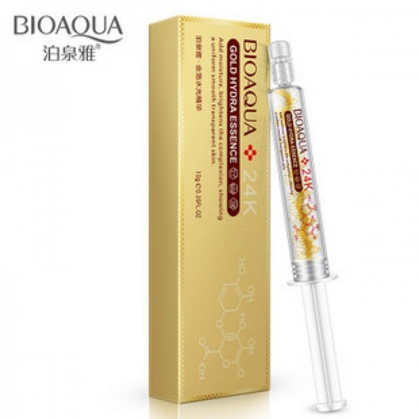 ЭССЕНЦИЯ BIOAQUA GOLD HYDRA ESSENCE ЗОЛОТО+ГИАЛУР. КИСЛОТА