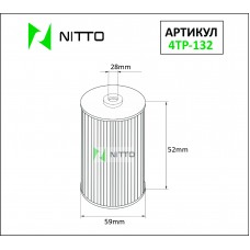 Фильтр масляный NITTO
					
4TP-132