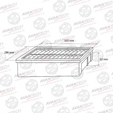 Фильтр воздушный AVANTECH
					
AF0175