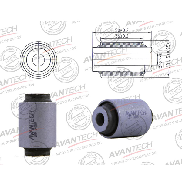 Сайлентблок заднего нижнего поперечного рычага Avantech ASB0319		