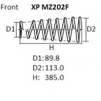 Пружина подвески NHK
					
XPMZ202F