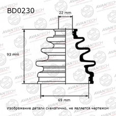 Пыльник привода Avantech
					
BD0230