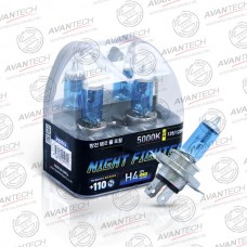 Лампа высокотемпературная Avantech H4 12V 60/55W 135/125W 5000K, комплект 2 шт.