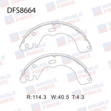 Колодки тормозные барабанные DOUBLE FORCE
					
DFS8664