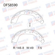 Колодки тормозные барабанные DOUBLE FORCE
					
DFS8590