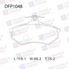 Колодки тормозные дисковые DOUBLE FORCE
					
DFP1048