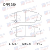 Колодки тормозные дисковые DOUBLE FORCE
					
DFP3250