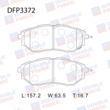 Колодки тормозные дисковые DOUBLE FORCE
					
DFP3372