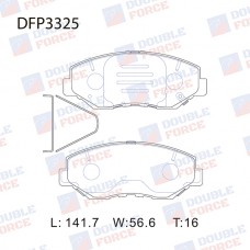 Колодки тормозные дисковые DOUBLE FORCE
					
DFP3325