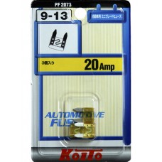 Предохранители 20А mini Koito комплект 3 шт. PF2073