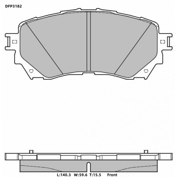 
Колодки тормозные дисковые Double Force
					