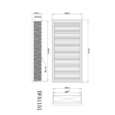 Фильтр воздушный DOUBLE FORCE DFA1151