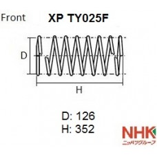 Пружина подвески NHK					XP TY025F