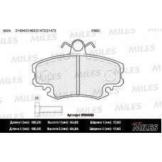 Колодки тормозные передние (с датчиком) (Смесь Semi-Metallic) RENAULT LOGAN 04-/SANDERO 08-/CLIO 91- (TRW GDB1465) E100000