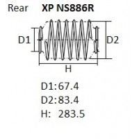Пружина подвески NHK					XP NS886R