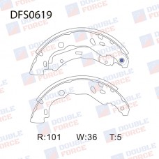 Колодки тормозные барабанные DOUBLE FORCE