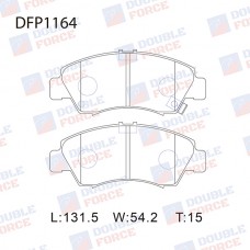 Колодки тормозные дисковые DOUBLE FORCE
					
DFP1164