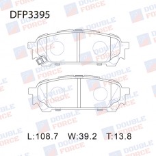 Колодки тормозные дисковые DOUBLE FORCE
					
DFP3395