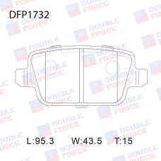 Колодки тормозные дисковые DOUBLE FORCE
					
DFP1732