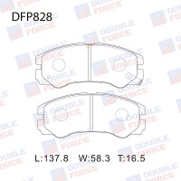 Колодки тормозные дисковые DOUBLE FORCE
					
DFP828