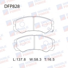 Колодки тормозные дисковые DOUBLE FORCE
					
DFP828