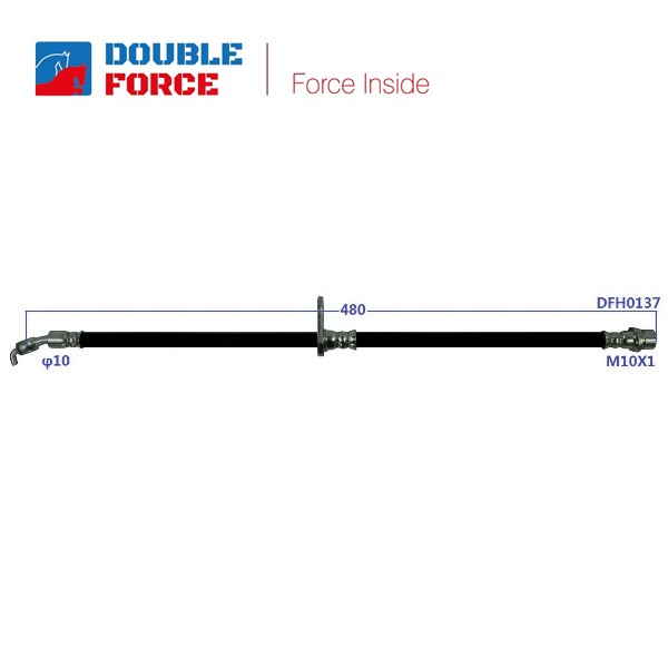 
Шланг тормозной Double Force
					