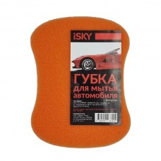 Губка для мытья автомобиля iSky "восьмерка", поролон, цвет в ассортименте					IFSE-180