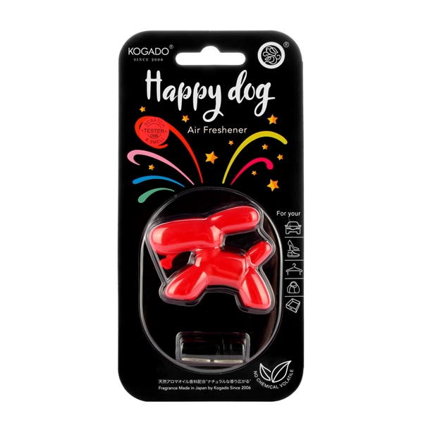 
Ароматизатор полимерный Kogado Happy Dog на кондиционер Cherry
					